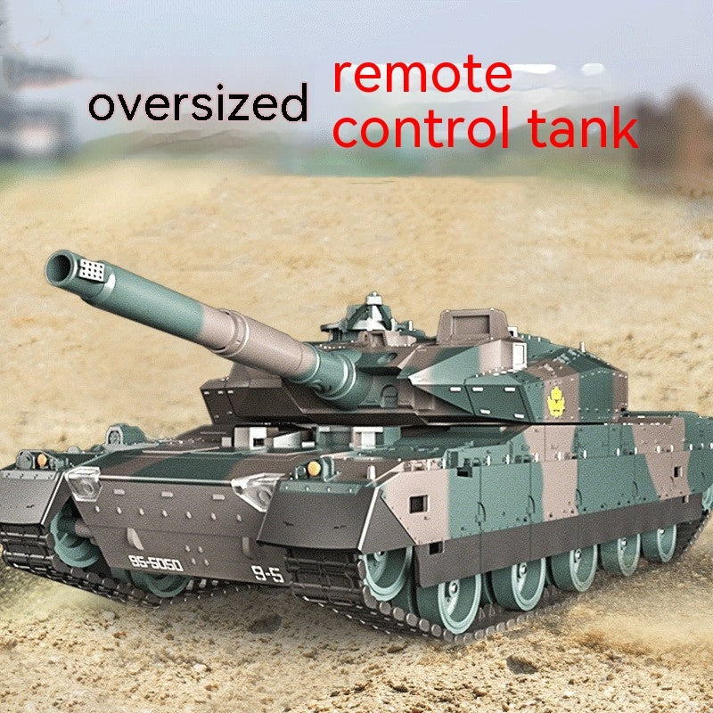 Large Charging Battle Tank Toys Remote Control Tank Model