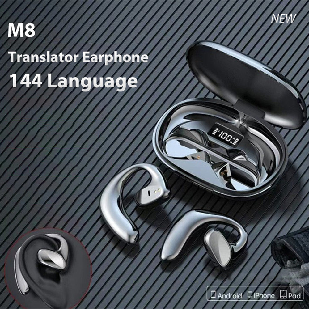 Bluetooth Smart Translation Headphones Two-way Conversation