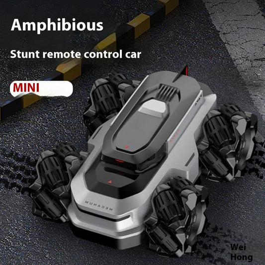 Remote Control Amphibious Cool Mech Rechargeable All Terrain Stunt Off-road Children's Toys