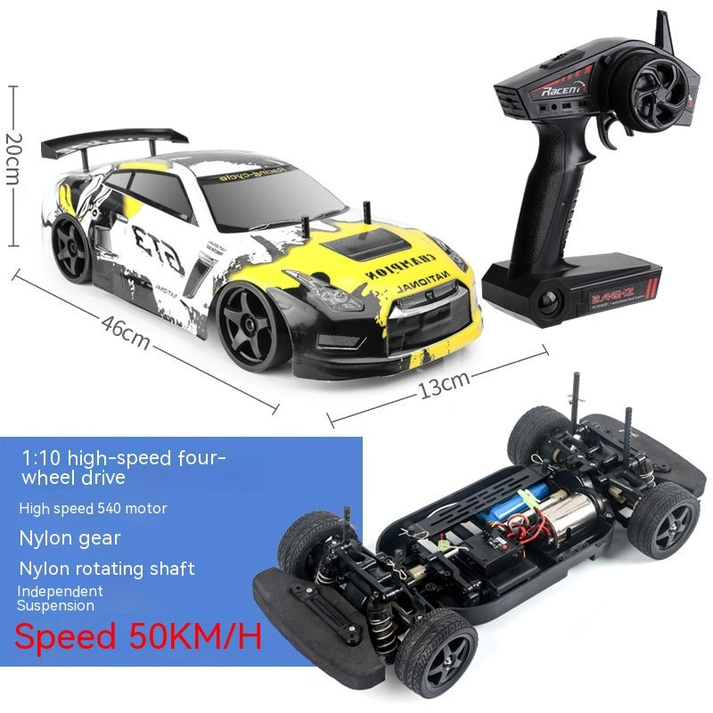 Drift Four-wheel Drive Remote Control Racing Car Wireless Children's Plastic Toys